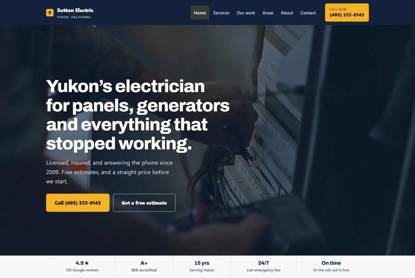 The Sutton Electric homepage